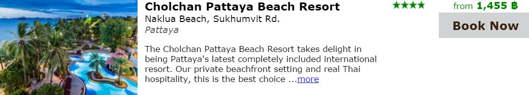 Cholchan-Pattaya-Beach-Resort Naklua Beach